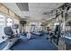 Well-equipped fitness center with treadmills, elliptical, and weight machine at 2709 Ocean Blvd. S # 1202, Myrtle Beach, SC 29577