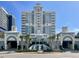 Ocean view condo building with parking garage at 2709 Ocean Blvd. S # 1202, Myrtle Beach, SC 29577