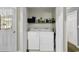 Convenient laundry room with washer and dryer hookups at 153 Garden Ave., Georgetown, SC 29440