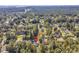 Aerial view showcasing home's location in a residential neighborhood at 153 Garden Ave., Georgetown, SC 29440