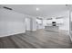 Modern kitchen with white cabinets and an island at 680 Blackthorne Circle Nw, Calabash, NC 28467