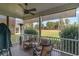 Outdoor space with screened porch and golf course view at 1018 Foxtail Dr., Longs, SC 29568