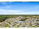 Aerial view of a house in a residential neighborhood at 481 Irees Way, Longs, SC 29568
