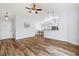 Spacious living room with hardwood floors and high ceilings at 481 Irees Way, Longs, SC 29568