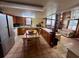 Eat-in kitchen with ample cabinet space and tile floors at 848 S Waccamaw Dr., Garden City Beach, SC 29576