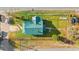 High-angle view of house and yard at 1632 Butts St., Georgetown, SC 29440