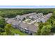 Aerial view of community showing building layout and landscaping at 1025 Algonquin Dr. # 15-E, Pawleys Island, SC 29585