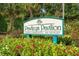 Pawleys Pavilion gated community sign at 1025 Algonquin Dr. # 15-E, Pawleys Island, SC 29585