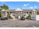 Three-unit building exterior with parking and stairs at 1025 Algonquin Dr. # 15-E, Pawleys Island, SC 29585