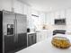 Modern kitchen with stainless steel appliances and white cabinets at 2740 Rowyn St., Longs, SC 29568