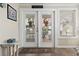 Inviting front door entrance opening to a cozy deck at 6001 South Kings Hwy., Myrtle Beach, SC 29575