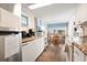 Kitchen with view of dining area and appliances at 6001 South Kings Hwy., Myrtle Beach, SC 29575