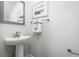 Small powder room with pedestal sink at 2760 Rowyn St., Longs, SC 29568