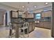 Modern kitchen with a large island and stainless steel appliances at 1065 Wigeon Dr., Conway, SC 29526