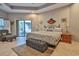 Spacious main bedroom with sliding door access to the backyard at 1065 Wigeon Dr., Conway, SC 29526