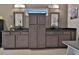 Elegant bathroom with double vanity, large mirrors, and modern fixtures at 1065 Wigeon Dr., Conway, SC 29526
