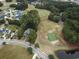 Aerial view showcasing the home's location in a golf course community at 1065 Wigeon Dr., Conway, SC 29526