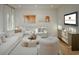 Open concept living room with sectional sofa, creating an inviting and spacious atmosphere at 8479 Duke Pl. # 34, Myrtle Beach, SC 29572