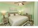 King bedroom with light walls and coastal decor at 100 North Beach Blvd. # 311, North Myrtle Beach, SC 29582