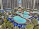 Resort-style pool area with multiple pools and ample lounge space at 100 North Beach Blvd. # 311, North Myrtle Beach, SC 29582