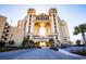 Luxury high-rise building with grand entrance at 100 North Beach Blvd. # 311, North Myrtle Beach, SC 29582