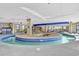 Indoor pool with a lazy river and fun features like checkers at 100 North Beach Blvd. # 311, North Myrtle Beach, SC 29582