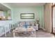 Cozy living room with grey sofa and coastal-themed decor at 100 North Beach Blvd. # 311, North Myrtle Beach, SC 29582