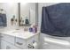 Bathroom with vanity, mirror, and towel bar at 294 Portofino Dr., Myrtle Beach, SC 29579