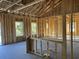 Unfinished kitchen with framing and plumbing visible at 428 Meadow View Ct., Longs, SC 29568