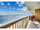 Stunning ocean view from private balcony with seating at 8500 Margate Circle # 2704, Myrtle Beach, SC 29572