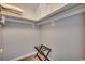 Spacious closet with shelves and hanging rods at 8500 Margate Circle # 2704, Myrtle Beach, SC 29572