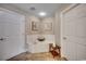 Bathroom with corner bathtub and double doors at 8500 Margate Circle # 2704, Myrtle Beach, SC 29572