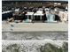 Aerial view showing the condo's location near the beach and other buildings at 814 N Waccamaw Dr. # 311, Garden City Beach, SC 29576