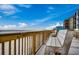 Oceanfront deck with benches offering scenic views at 814 N Waccamaw Dr. # 311, Garden City Beach, SC 29576