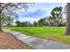 Concrete path next to a manicured golf course at 1533 Lantern Rest Dr. # 201, Myrtle Beach, SC 29579