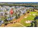 Aerial view of condo community near golf course at 4878 Luster Leaf Circle # 404, Myrtle Beach, SC 29577