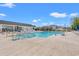 Inviting community pool with lounge chairs and a cabana at 1099 Saltgrass Way, Myrtle Beach, SC 29588