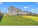 Spacious backyard with covered patio and fenced-in area at 1099 Saltgrass Way, Myrtle Beach, SC 29588