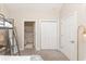 Bedroom with view of bathroom and closet at 4878 Dahlia Ct. # 24-304, Myrtle Beach, SC 29577