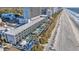 Aerial view of oceanfront building, pool, and beach access at 2311 S Ocean Blvd. # 139, Myrtle Beach, SC 29577