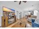 Living room with a cozy fireplace and open floor plan at 612 River Oaks Dr. # 55D, Myrtle Beach, SC 29579