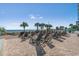 Beachfront lounge chairs overlooking ocean at 2201 S Ocean Blvd. # 1404, Myrtle Beach, SC 29577