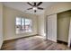 Bedroom with ample closet space and large window at 157 Bay Circle Dr., Loris, SC 29569