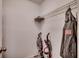 Small closet with wire shelving and a few items at 2226 Huntington Dr. # D, Surfside Beach, SC 29575