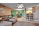 Open living space with kitchen and dining area at 2226 Huntington Dr. # D, Surfside Beach, SC 29575