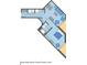 Floor plan of a condo unit at 7100 Ocean Blvd. N # 825, Myrtle Beach, SC 29572