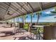 Relaxing oceanfront patio with seating and scenic views at 7100 Ocean Blvd. N # 825, Myrtle Beach, SC 29572
