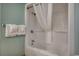 Bathroom with shower/tub and vanity at 7100 Ocean Blvd. N # 825, Myrtle Beach, SC 29572