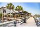 Outdoor patio and boardwalk restaurant view at 301 N Waccamaw Dr. # 206, Murrells Inlet, SC 29576