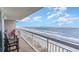 Stunning ocean view from private balcony at 1625 S Ocean Blvd. # 1002, North Myrtle Beach, SC 29582